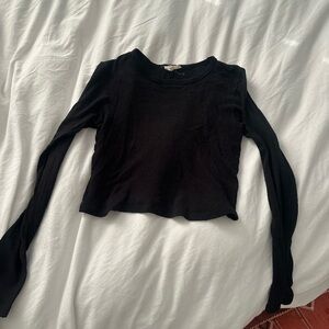 OZMA Black Long Sleeve Lia Women's Top
